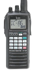 An Icom A6 Portable Airband Radio